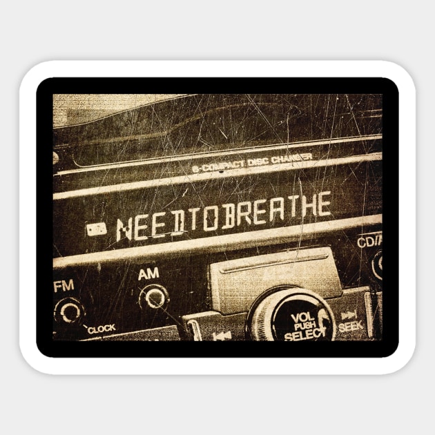 Needtobreathe vintage Sticker by skull yellow